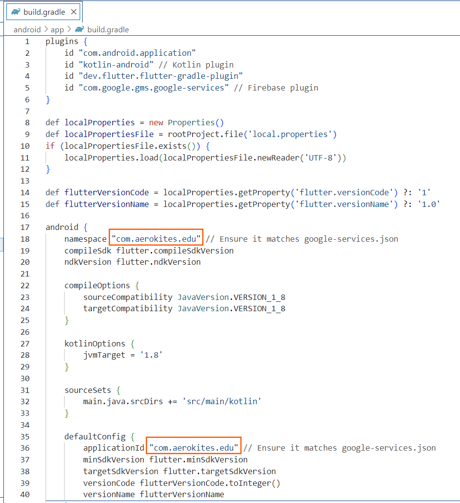 Build Gradle Update