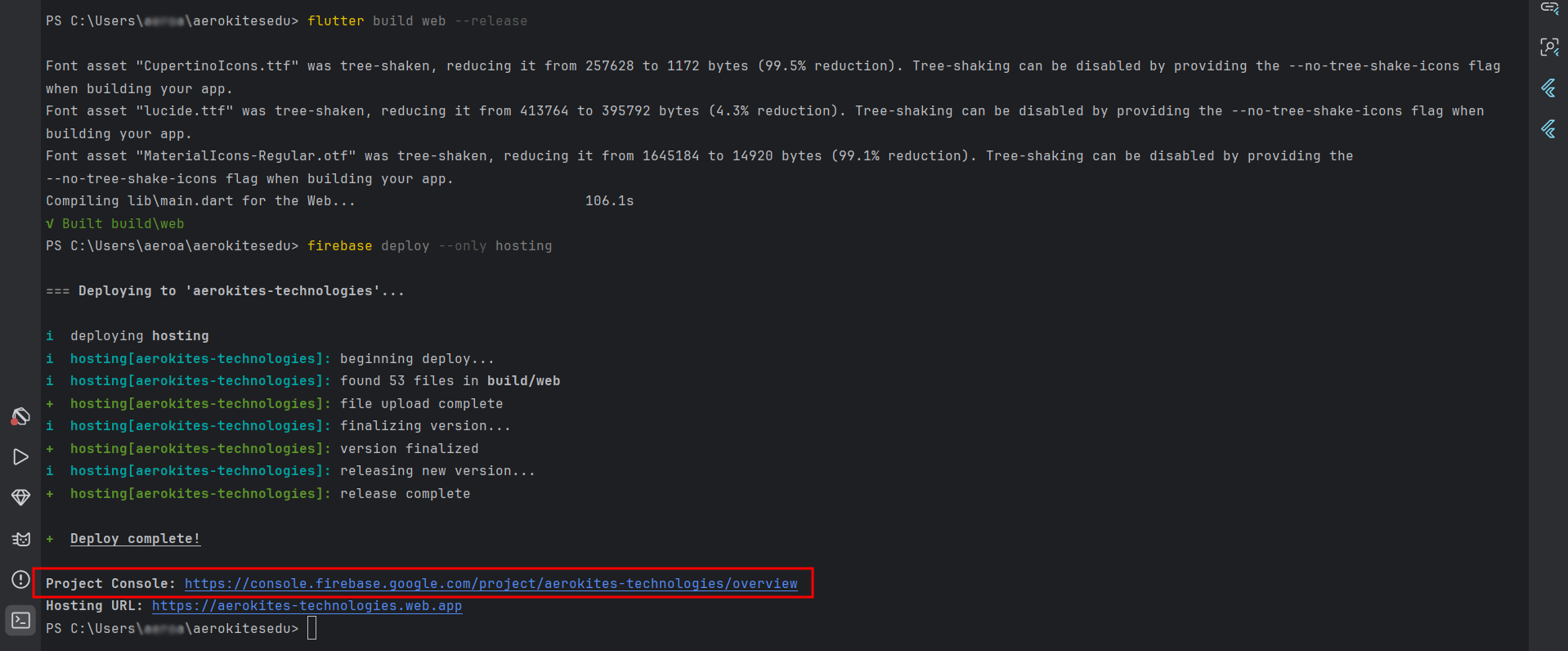 Firebase Deploy